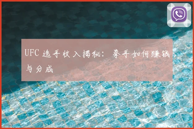 UFC 选手收入揭秘:拳手如何赚钱与分成